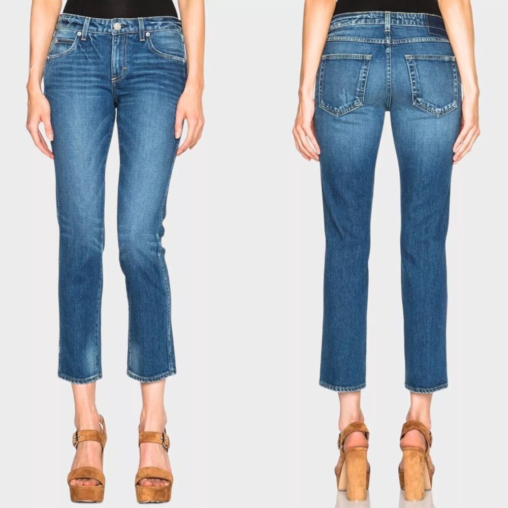 Amo Dark Wash Kate Girl‎ Crush Slim Ankle Jeans